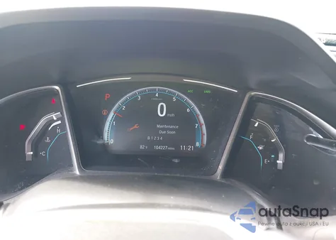 2019 Honda Civic Ex-L из США, поврежденный, VIN JHMFC1F71KX007561